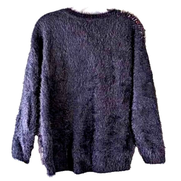 NWT Oshkosh B'gosh Girls Knit Pullover Sweater Furry Diamond Cardigan To… - Picture 5 of 9